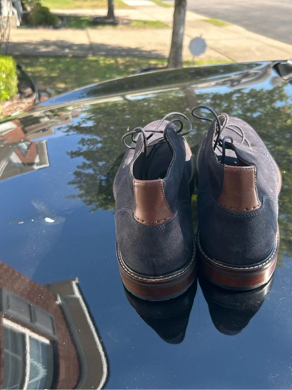 Johnston & Murphy stylish navy